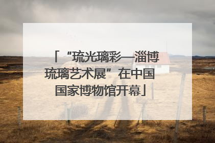 “琉光璃彩—淄博琉璃艺术展”在中国国家博物馆开幕