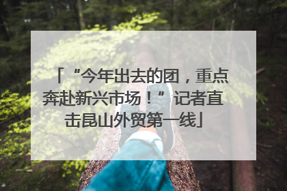 “今年出去的团，重点奔赴新兴市场！”记者直击昆山外贸第一线