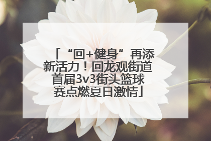 “回+健身”再添新活力！回龙观街道首届3v3街头篮球赛点燃夏日激情