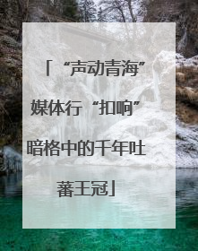 “声动青海”媒体行“扣响”暗格中的千年吐蕃王冠