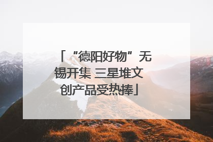“德阳好物”无锡开集 三星堆文创产品受热捧