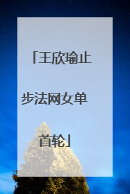 王欣瑜止步法网女单首轮