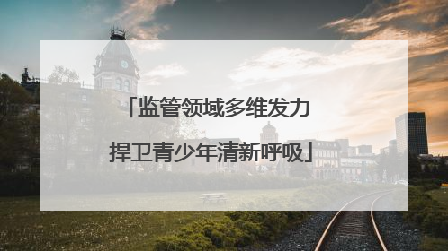 监管领域多维发力 捍卫青少年清新呼吸