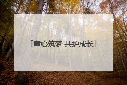 童心筑梦 共护成长