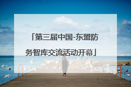 第三届中国-东盟防务智库交流活动开幕