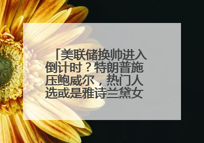 美联储换帅进入倒计时？特朗普施压鲍威尔，热门人选或是雅诗兰黛女继承人之夫