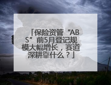 保险资管“ABS”前5月登记规模大幅增长，赛道深耕靠什么？