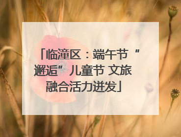 临潼区：端午节“邂逅”儿童节 文旅融合活力迸发