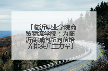 临沂职业学院商贸物流学院：为临沂商城向新向前培养排头兵主力军
