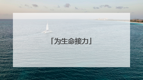 为生命接力