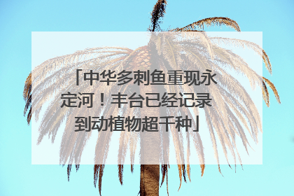 中华多刺鱼重现永定河！丰台已经记录到动植物超千种