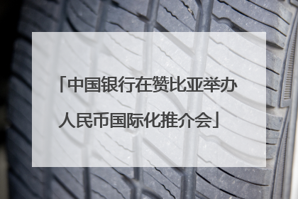 中国银行在赞比亚举办人民币国际化推介会