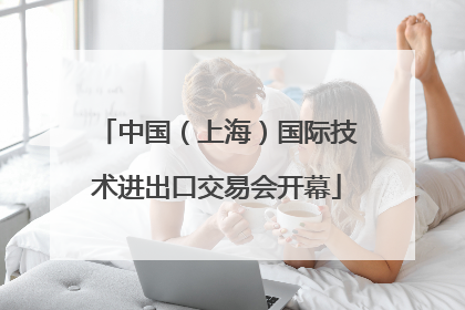 中国（上海）国际技术进出口交易会开幕