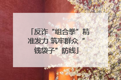 反诈“组合拳”精准发力 筑牢群众“钱袋子”防线