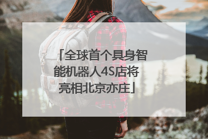 全球首个具身智能机器人4S店将亮相北京亦庄