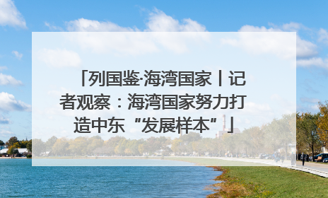 列国鉴·海湾国家丨记者观察：海湾国家努力打造中东“发展样本”