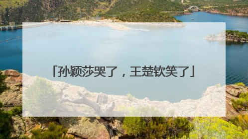 孙颖莎哭了，王楚钦笑了
