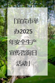 宜宾市举办2025年安全生产宣传咨询日活动