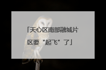 天心区南部融城片区要“起飞”了