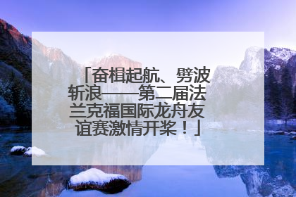 奋楫起航、劈波斩浪——第二届法兰克福国际龙舟友谊赛激情开桨！