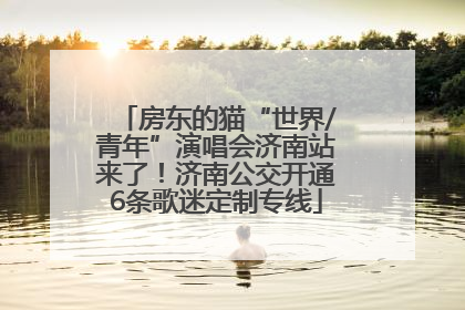 房东的猫“世界/青年”演唱会济南站来了！济南公交开通6条歌迷定制专线