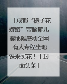 成都“栀子花孃孃”带脑瘫儿摆地摊感动全网 有人专程坐地铁来买花！丨封面头条