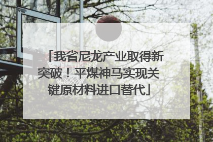 我省尼龙产业取得新突破！平煤神马实现关键原材料进口替代