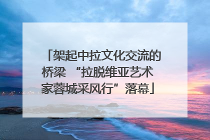 架起中拉文化交流的桥梁 “拉脱维亚艺术家蓉城采风行”落幕