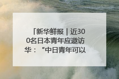 新华鲜报｜近300名日本青年应邀访华：“中日青年可以创造更好的未来”