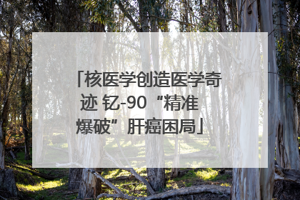 核医学创造医学奇迹 钇-90“精准爆破”肝癌困局