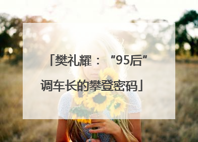 樊礼耀：“95后”调车长的攀登密码