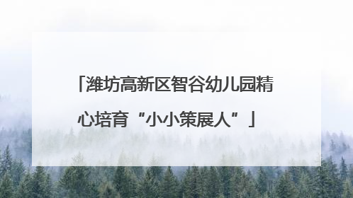 潍坊高新区智谷幼儿园精心培育“小小策展人”