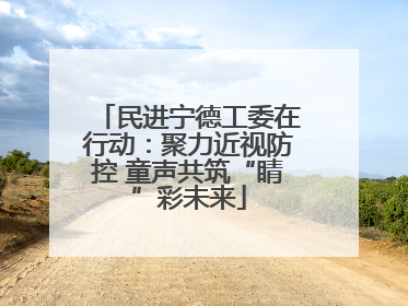 民进宁德工委在行动：聚力近视防控 童声共筑“睛”彩未来