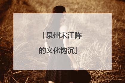 泉州宋江阵的文化钩沉