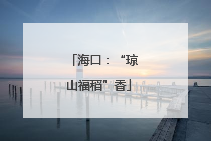 海口：“琼山福稻”香