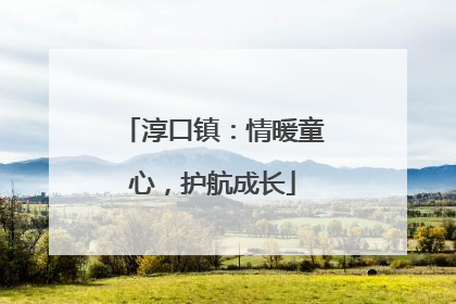 淳口镇：情暖童心，护航成长