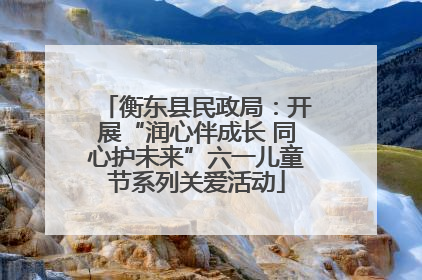衡东县民政局：开展“润心伴成长 同心护未来”六一儿童节系列关爱活动