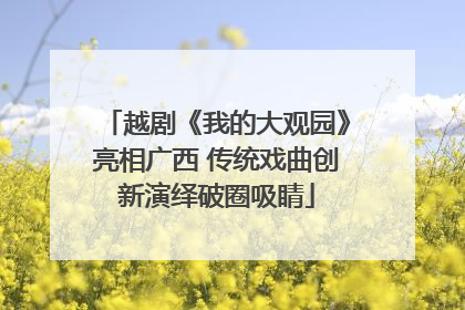越剧《我的大观园》亮相广西 传统戏曲创新演绎破圈吸睛