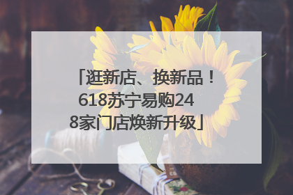 逛新店、换新品！618苏宁易购248家门店焕新升级