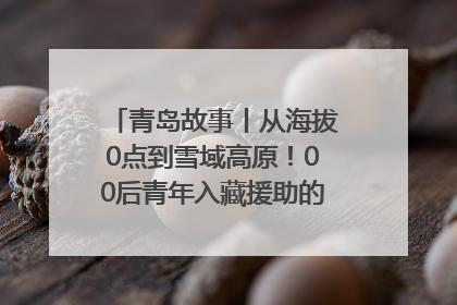 青岛故事丨从海拔0点到雪域高原！00后青年入藏援助的400多个日夜