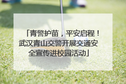 青警护苗，平安启程！武汉青山交警开展交通安全宣传进校园活动