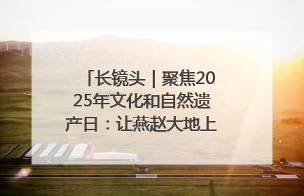 长镜头｜聚焦2025年文化和自然遗产日：让燕赵大地上的文物绽放新光彩