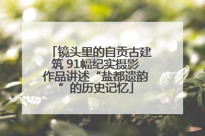 镜头里的自贡古建筑 91幅纪实摄影作品讲述“盐都遗韵”的历史记忆