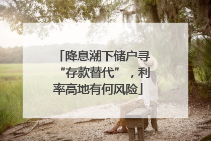 降息潮下储户寻“存款替代”，利率高地有何风险