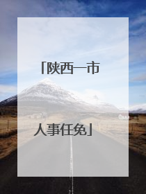 陕西一市人事任免