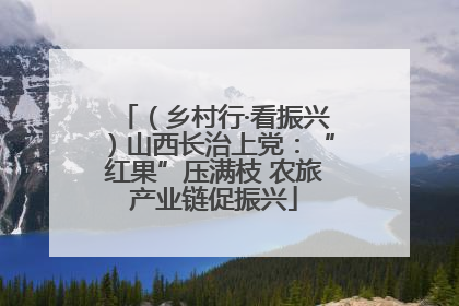 （乡村行·看振兴）山西长治上党：“红果”压满枝 农旅产业链促振兴