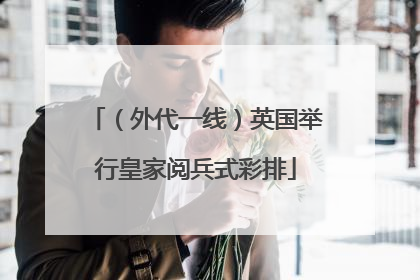 （外代一线）英国举行皇家阅兵式彩排