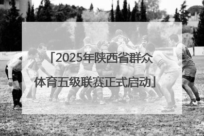 2025年陕西省群众体育五级联赛正式启动