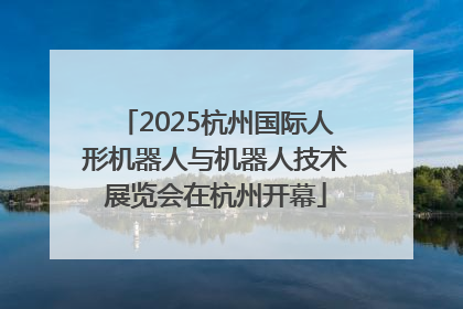 2025杭州国际人形机器人与机器人技术展览会在杭州开幕