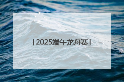 2025端午龙舟赛